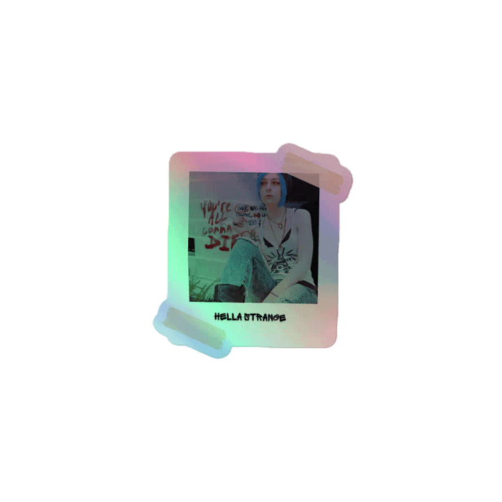 Strange and Grungy holo sticker product image (1)