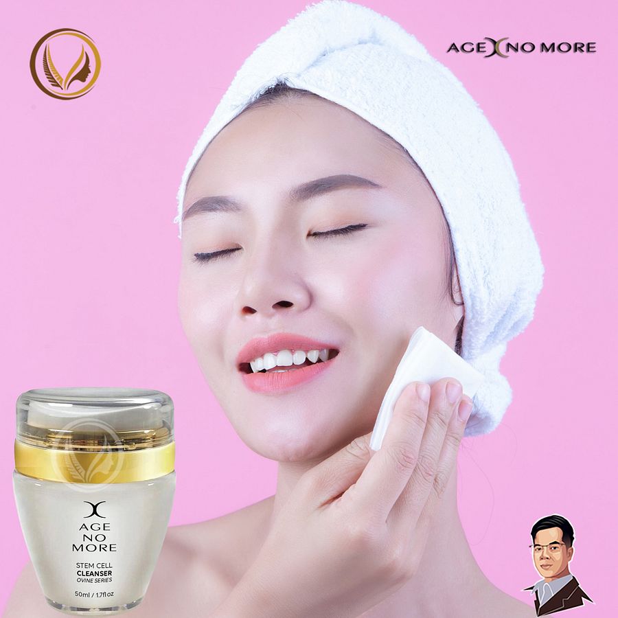 Sữa rửa mặt tế bào gốc nhau thai cừu Age No More Stem Cell Cleanser 50ml product image (4)