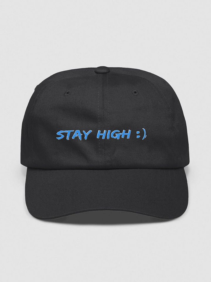 Yupoong Classic Stay High Dad Hat (Blue Text) product image (6)