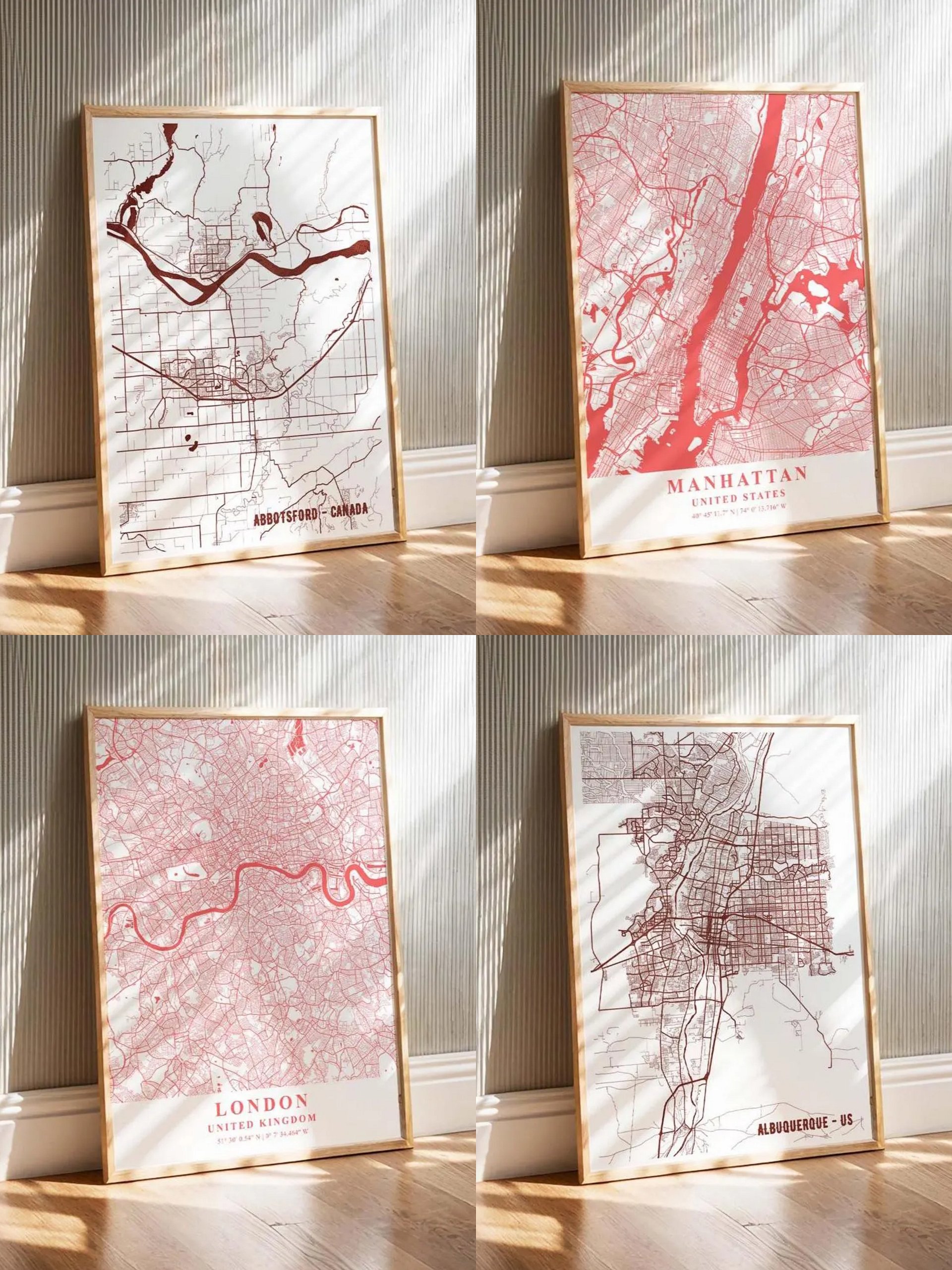 35000 USA & EU City Map Digital Download Wall Art product image (5)