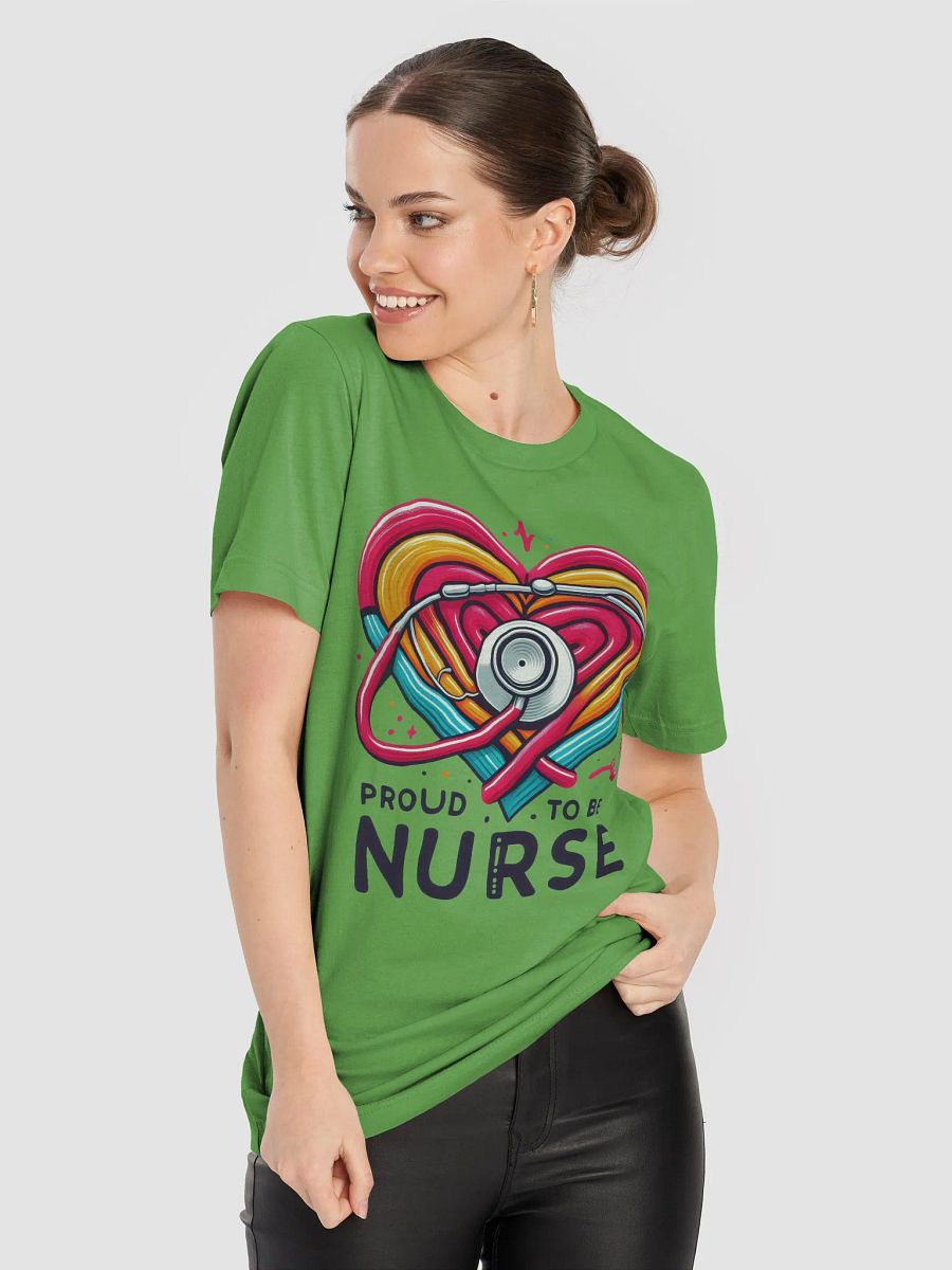 Heartbeat Nurse Stethoscope T-shirt product image (87)