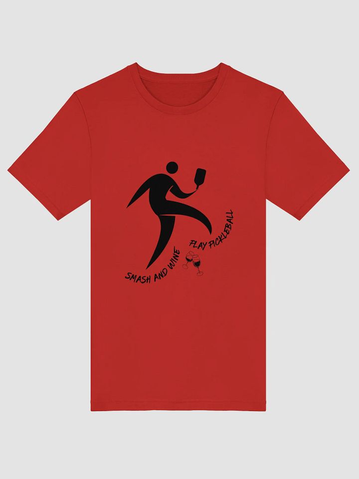 Smash and Wine Pickleball Ultrasoft T-Shirt product image (1)