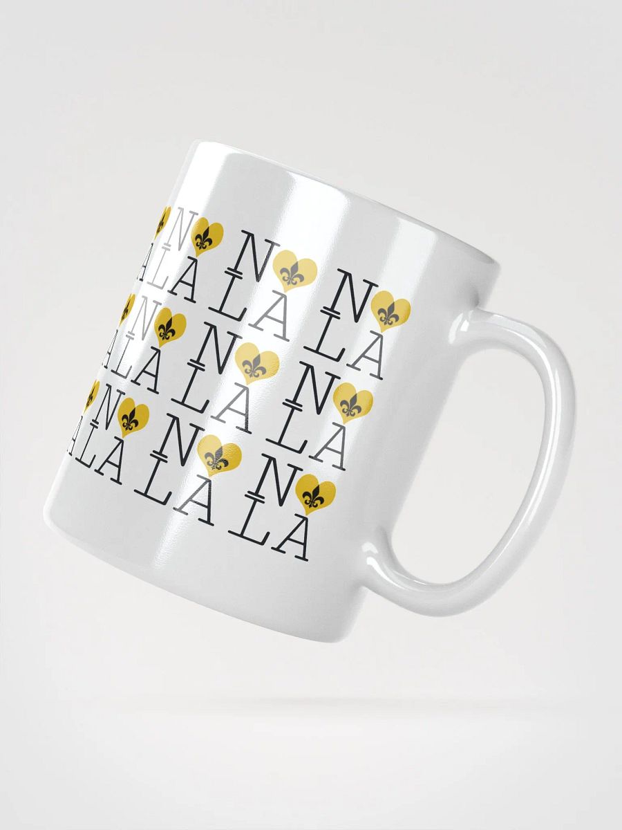 I LOVE NOLA **LEGACY MUG** (GOLD HEART INFINITY WALL) product image (2)