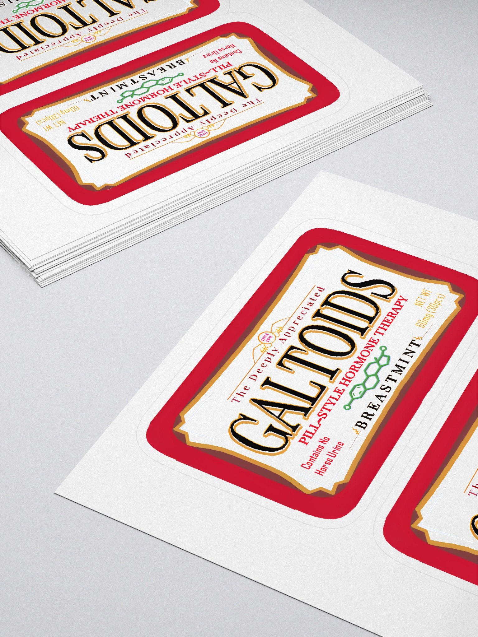 "Galtoids" Lid Stickers product image (4)