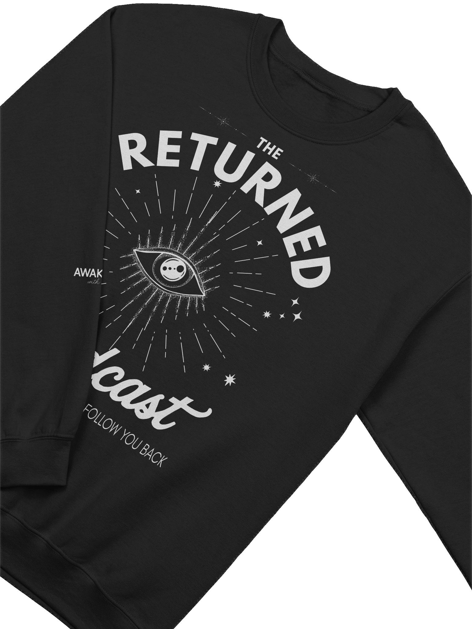 The Returned Podcast Sweatshirt – Retro Mystical Motivational Crewneck product image (3)