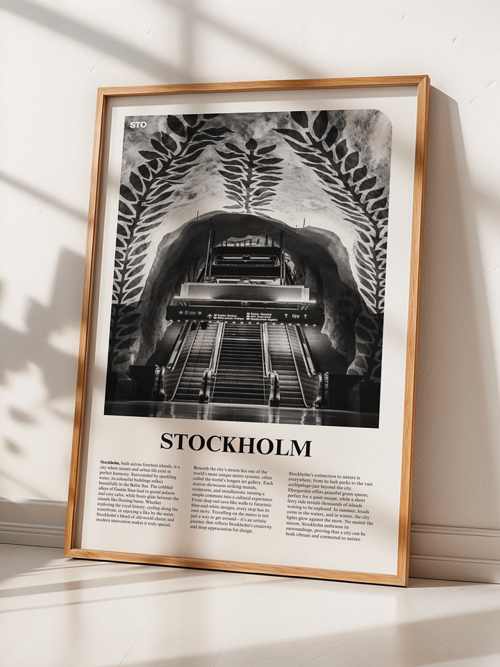 Stockholm 03 Newspaper Poster product image (4)