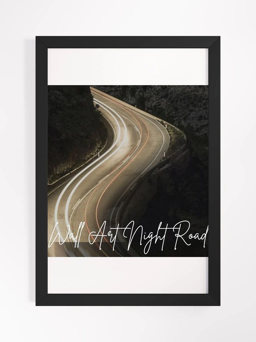 Art Road Framed High-Quality Matte Poster (in) product image (1)