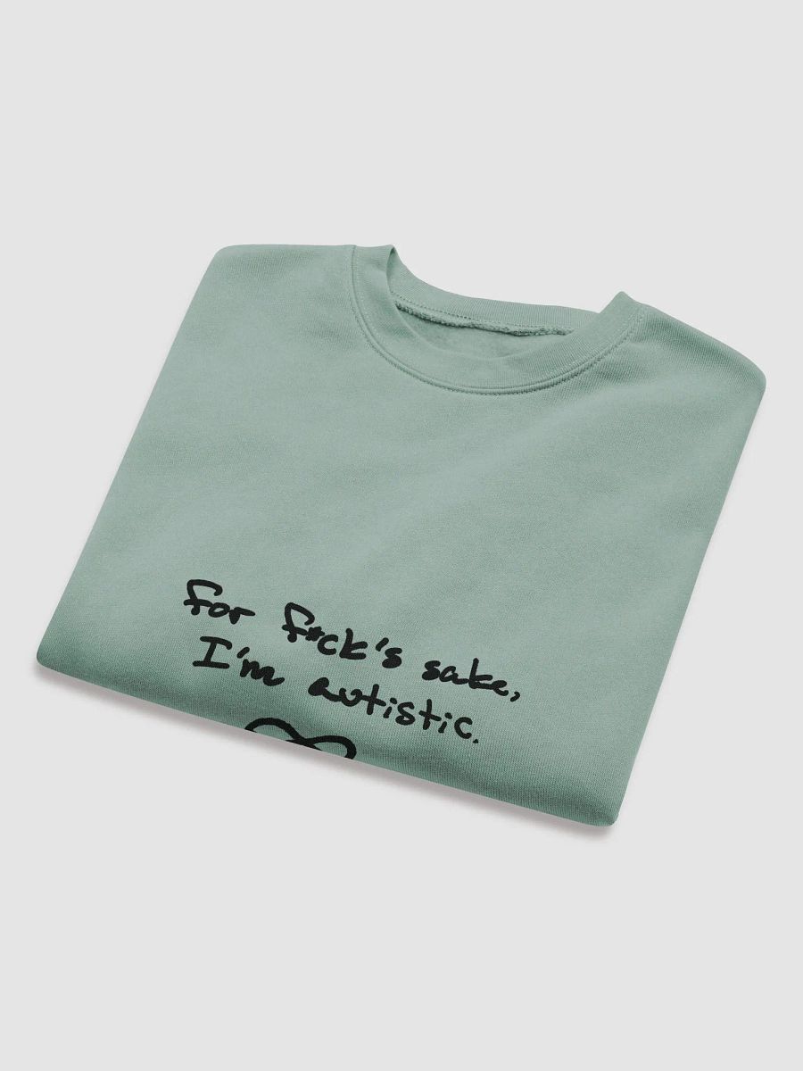 FFS I'm Autistic. cropped crewneck product image (5)