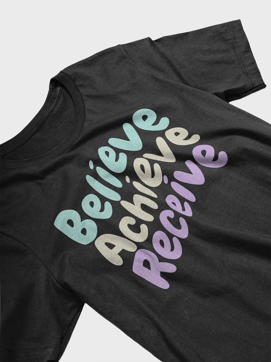 Believe Achieve Receive - Pastel Motivational T-Shirt product image (16)