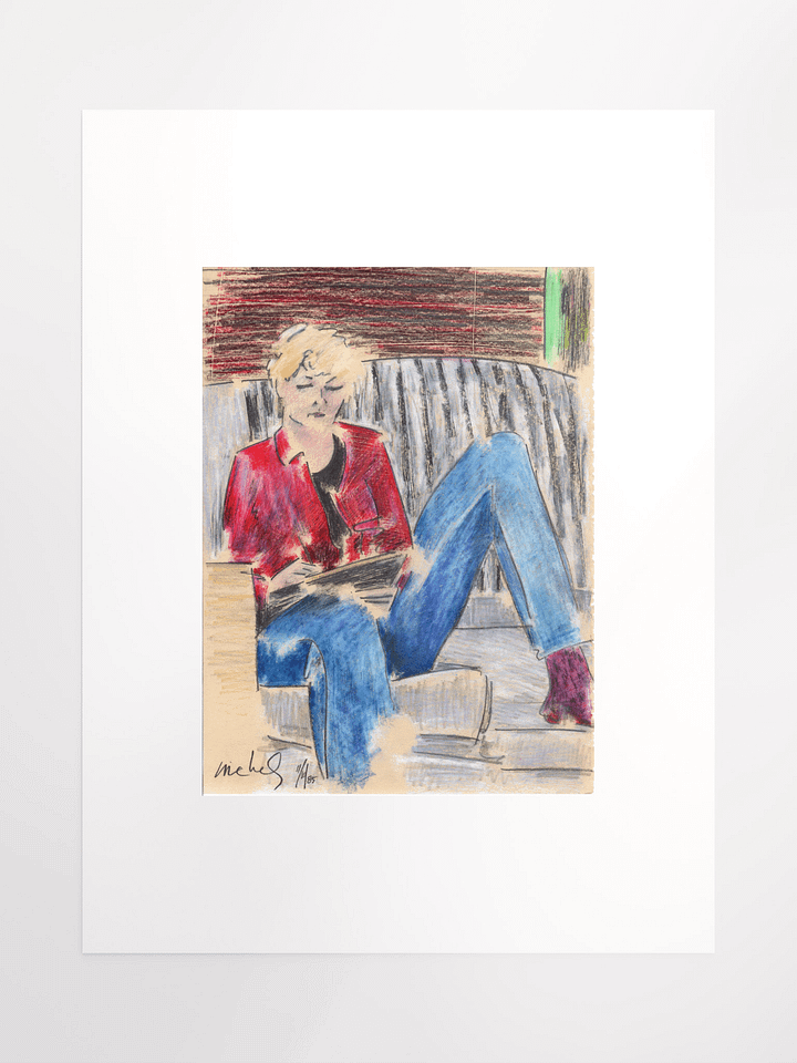 Woman Writing 11.06.85 print product image (2)
