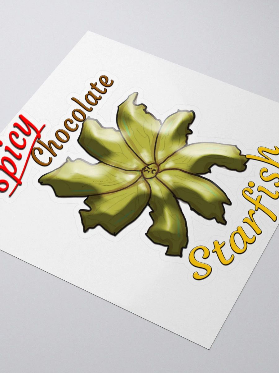 Spicy Chocolate Starfish Sticker product image (3)