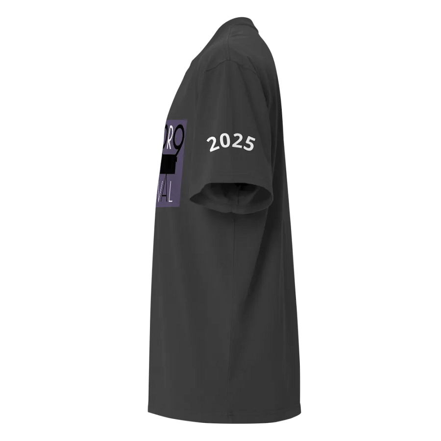 Black HFF 2025 T-shirt product image (4)