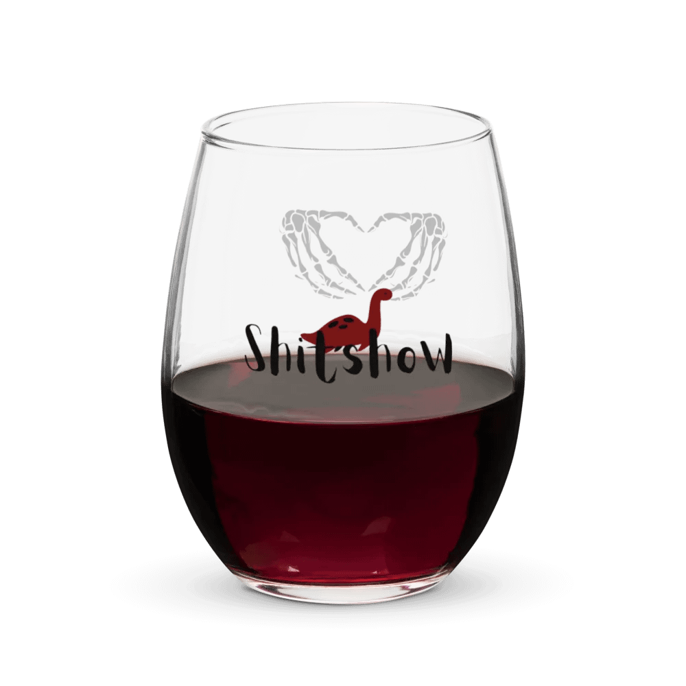 Shitshow wine glass product image (8)