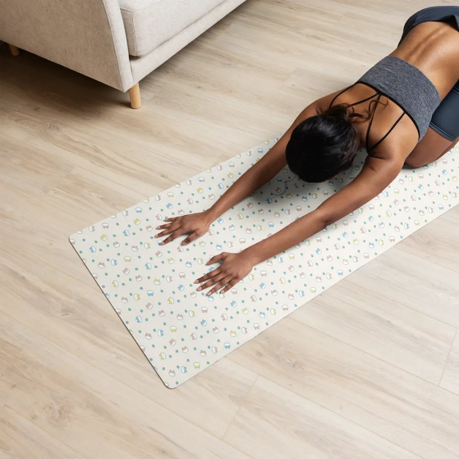 Scattered Shiba Inu Yoga Mat product image (12)