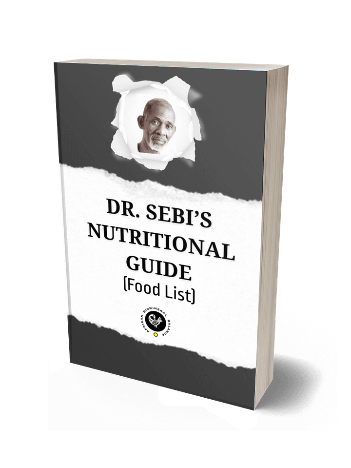 Dr Sebi's Nutritional Guide (Food List) product image (1)