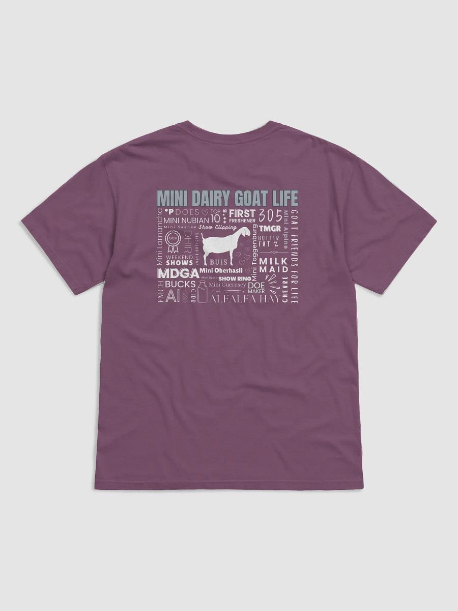 Mini Dairy Goat Life TMM Shirt Mini Nubian- 100% Cotton product image (3)