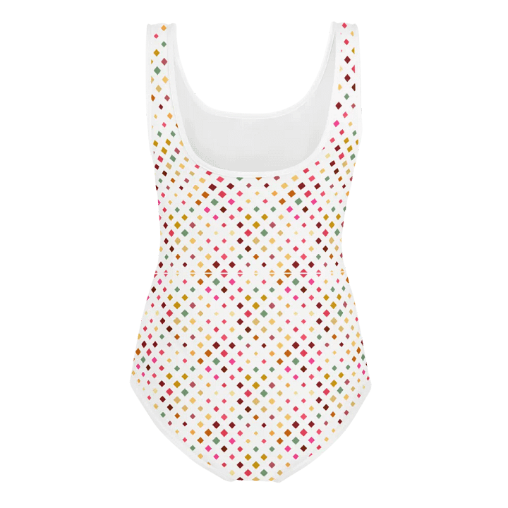 Colorful Square Patterns Youth Swimsuit product image (2)