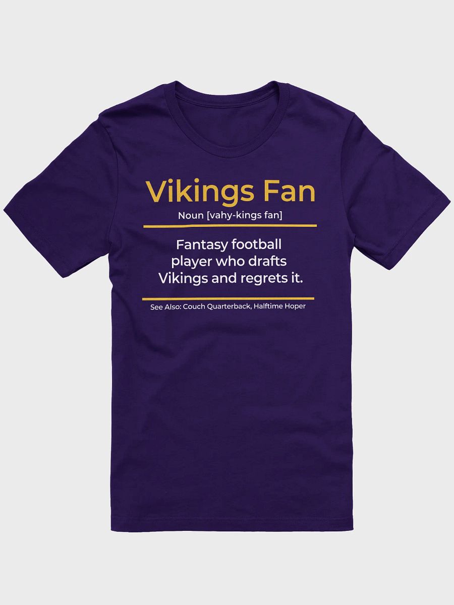 Draft – The Vikings Fan Collection – Unisex T-Shirt product image (2)