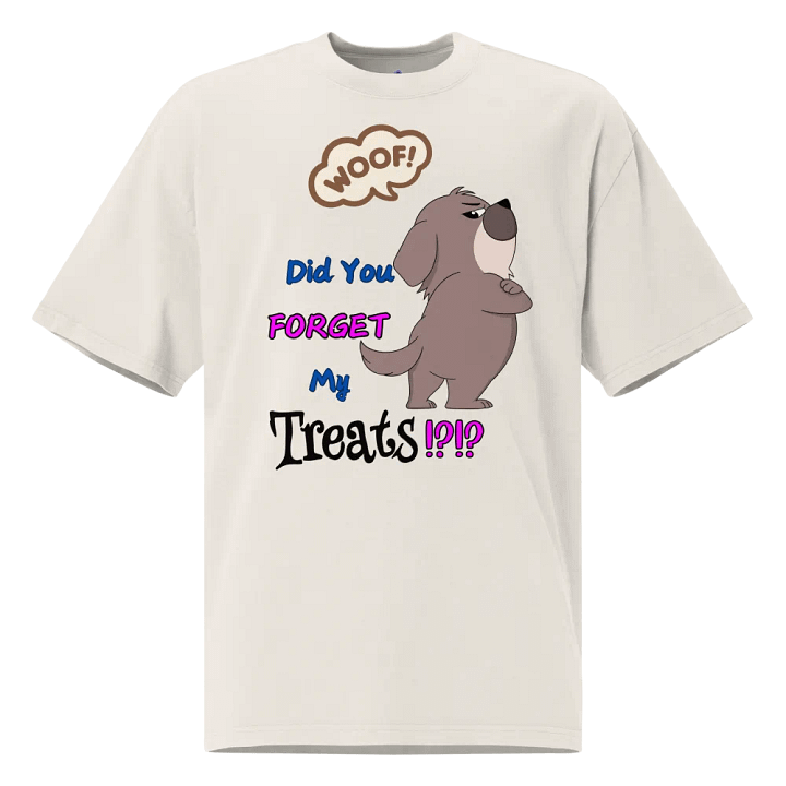 Dog Treats Oversized Tee product image (1)