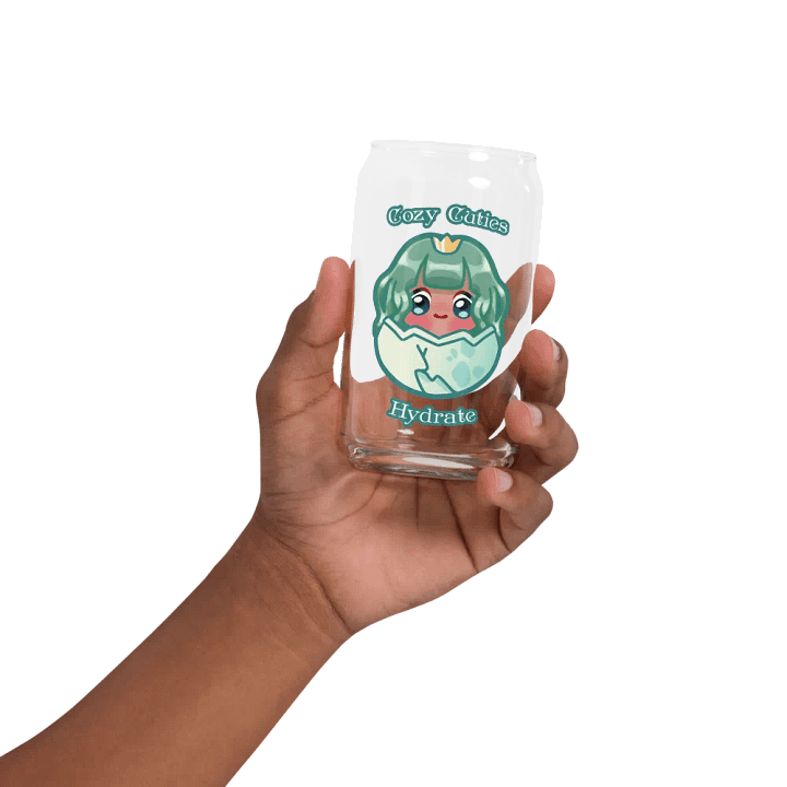 Cozy Cuties Hydrate Drinking Glass product image (32)