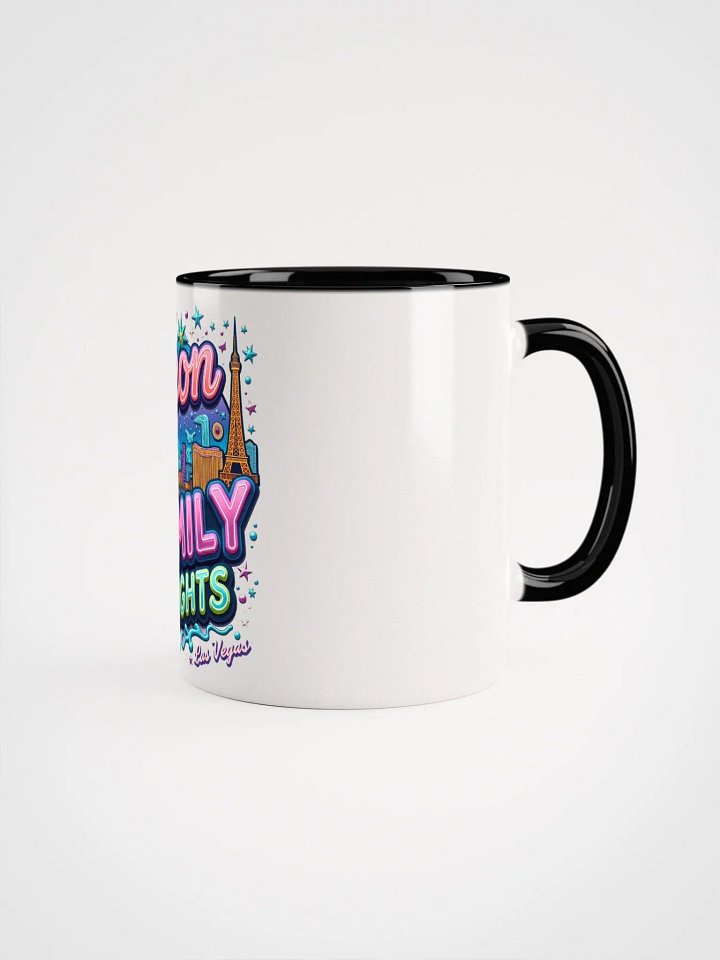 Neon Family Nights Ceramic Mug product image (2)