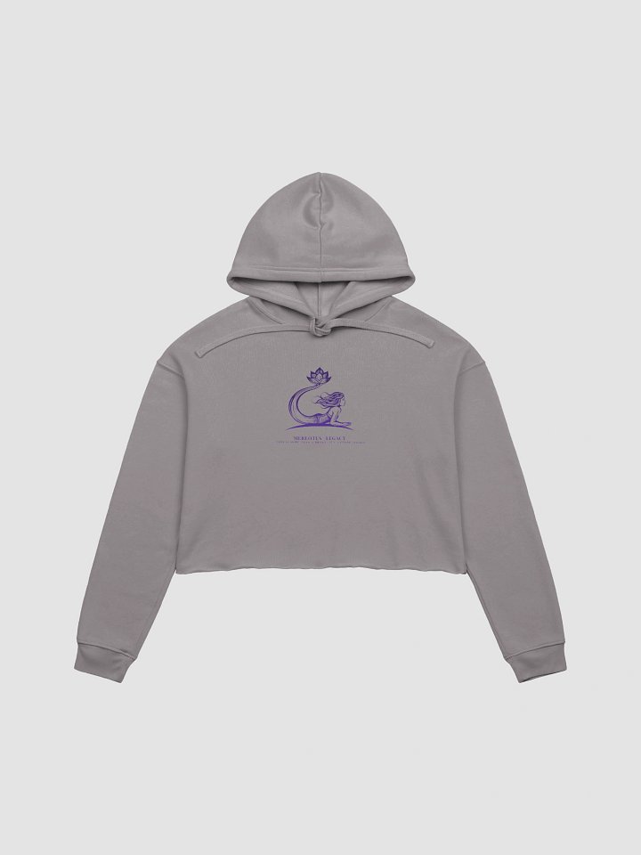 Crop Top Hoodie – Storm Edition 🌩️ We rag through the storms of life—and rise soaked in strength. product image (1)