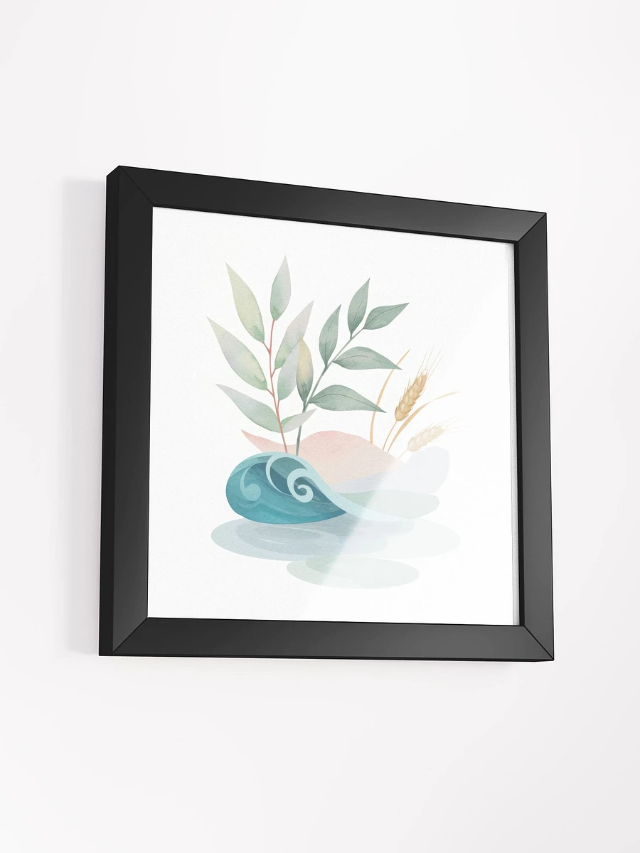 Nature's Harmony Watercolor - Framed Poster product image (3)