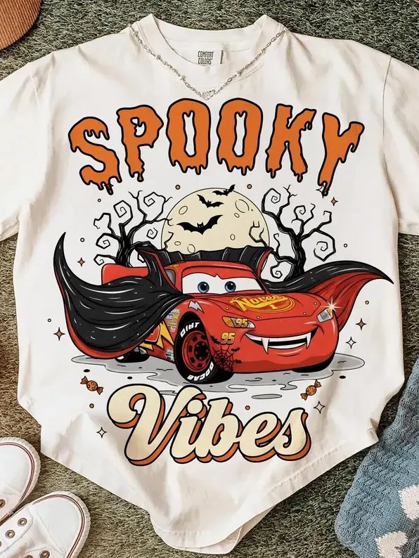 Youth Short Sleeve T-Shirt Halloween Spooky Vibes product image (6)