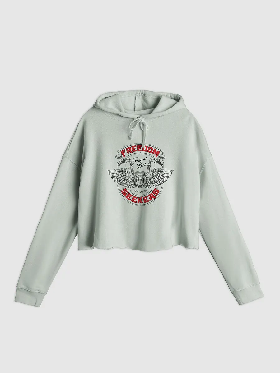Freedom Seekers Cropped Hoodie Light product image (2)