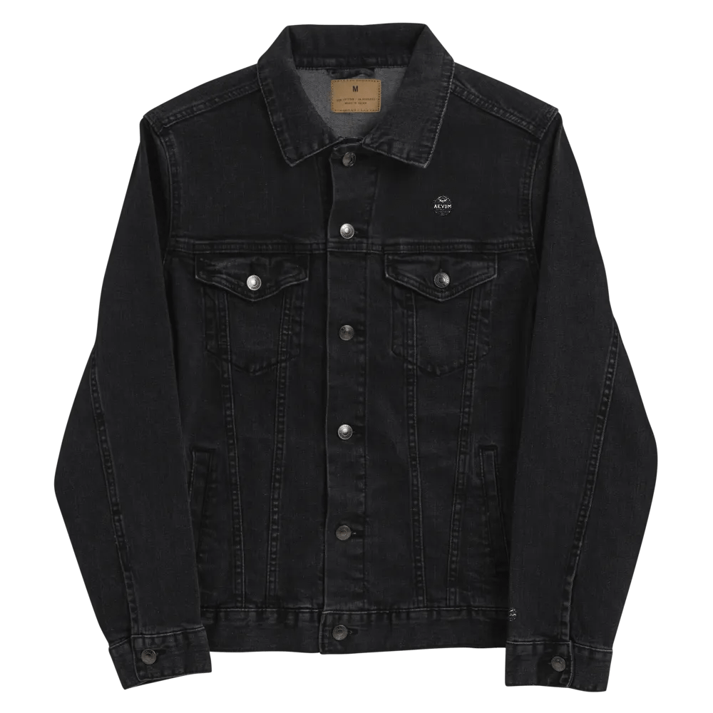 AEVUM Band USA black denim jacket product image (6)