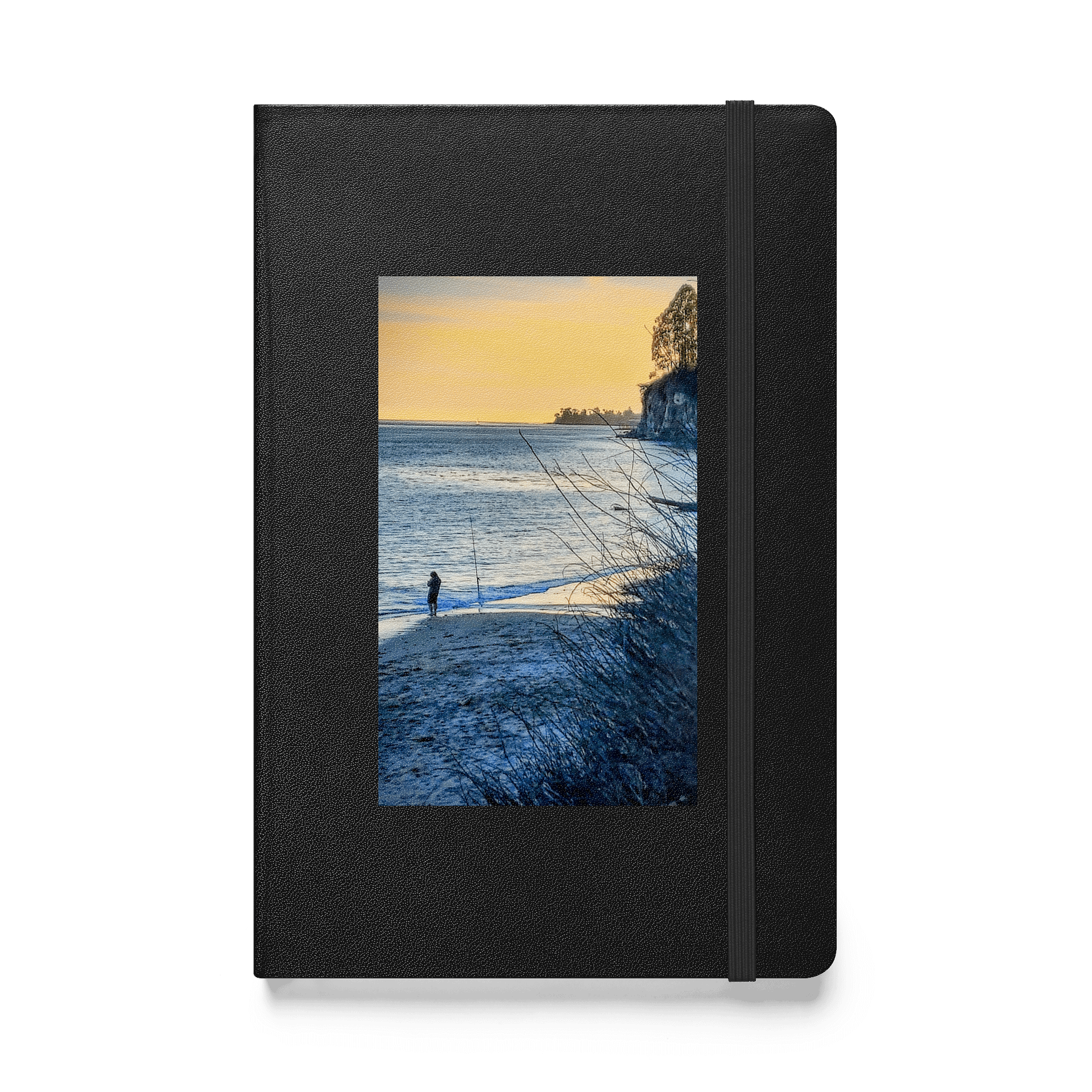 Fishing at Dusk Hardcover Journal product image (1)