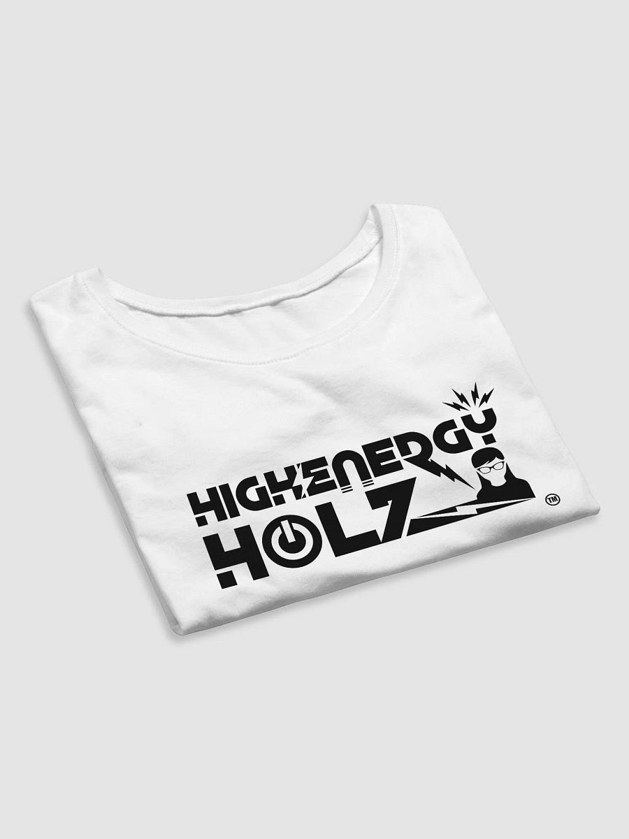 HEH Womens Black Logo Crop T-Shirt product image (4)