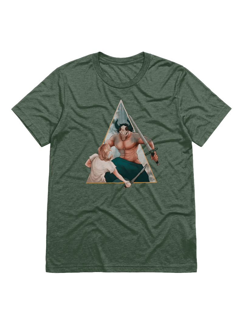 THE LESHY vs ISHANI Triblend T-Shirt - from Short Film Quest for the Sylvan Blade (Lux Arcana)