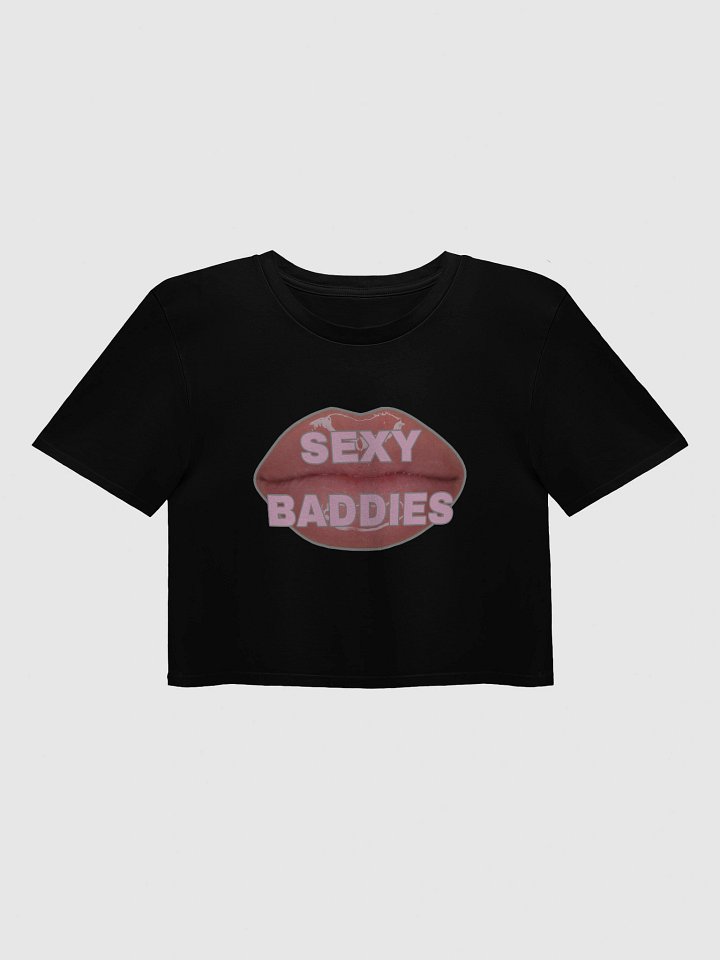 Glossy Sexy Baddies Lips Crop Top Women product image (3)