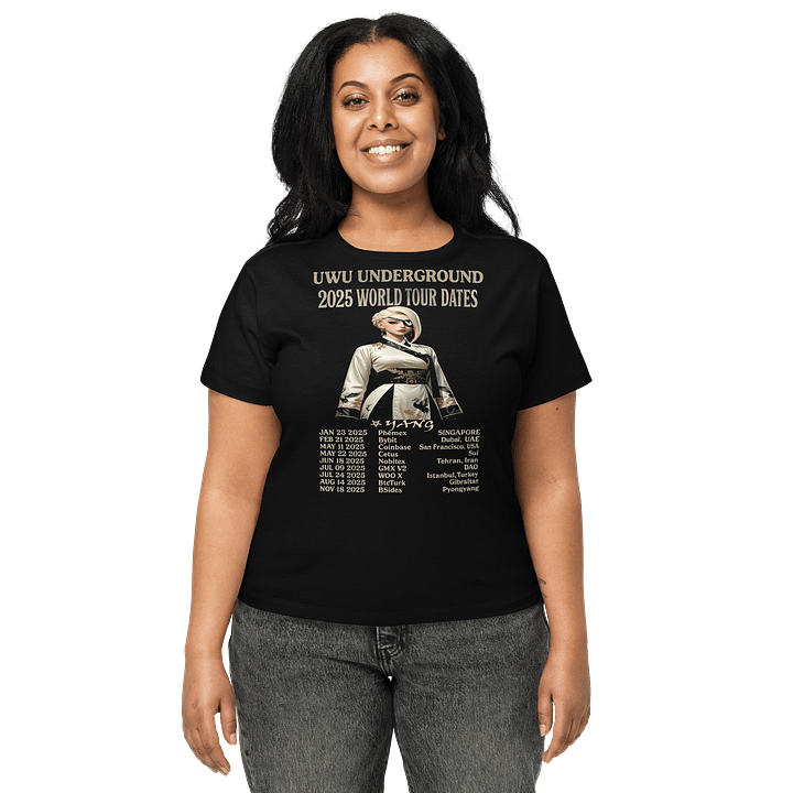 UwU World Tour - Yang - Ltd Edition - 2025 - Fem High Waisted Tshirt product image (1)