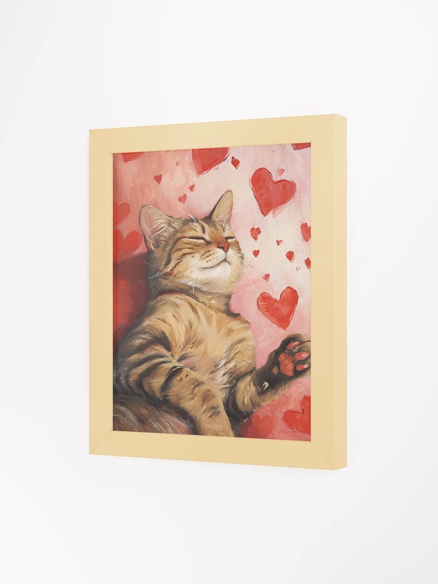 Love Struck Cat Framed Poster product image (6)