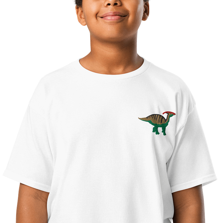 Youth Parasaurolophus Embroidered T-Shirt product image (74)