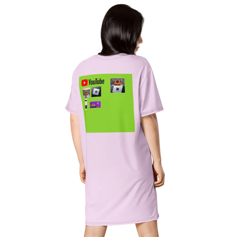 Váy thun in toàn thân/Full body printed T-shirt dress product image (10)