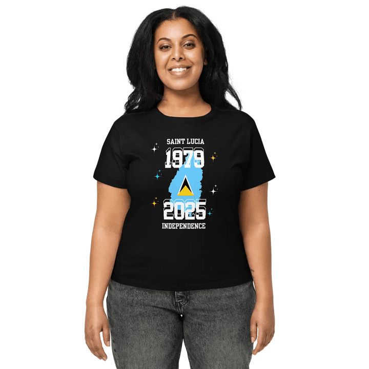 Island Love Saint Lucia Baby Tee product image (1)
