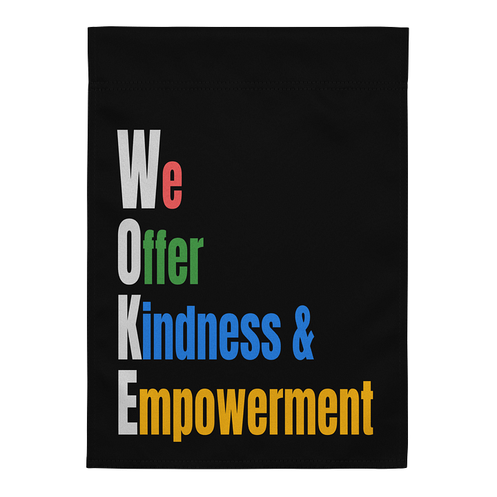 WOKE Garden Flag product image (1)