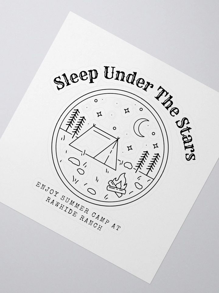 Rawhide Summer Camp Kiss Cut Sticker product image (5)