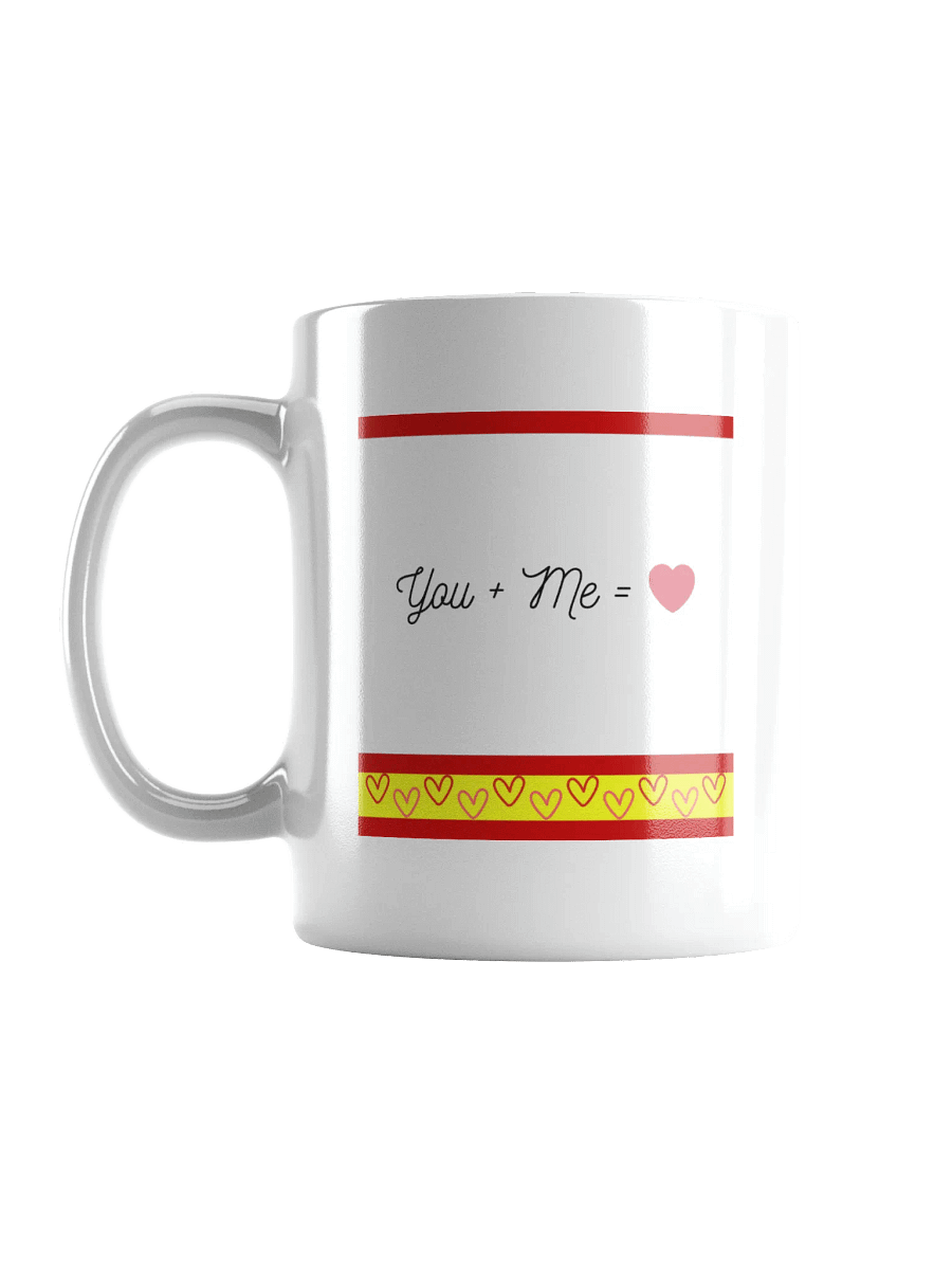 You Plus Me Equals Love Heart Mug product image (18)