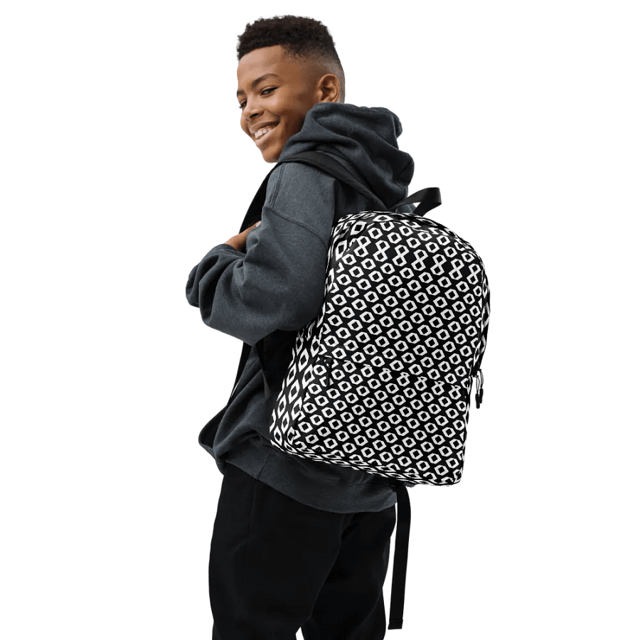 Geometric Illusion All-Over Print Backpack product image (7)