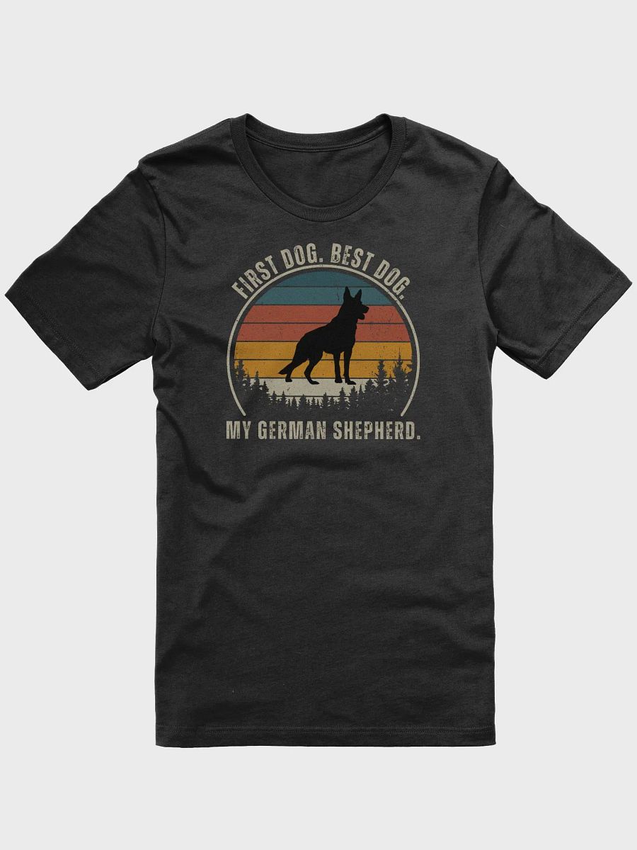 Vintage German Shepherd Silhouette T-Shirt product image (1)