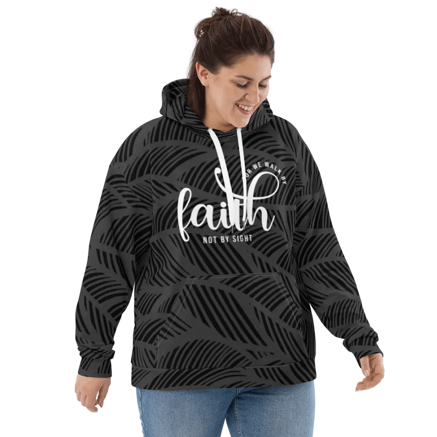 Faithful Vision All-Over Unisex Hoodie product image (5)