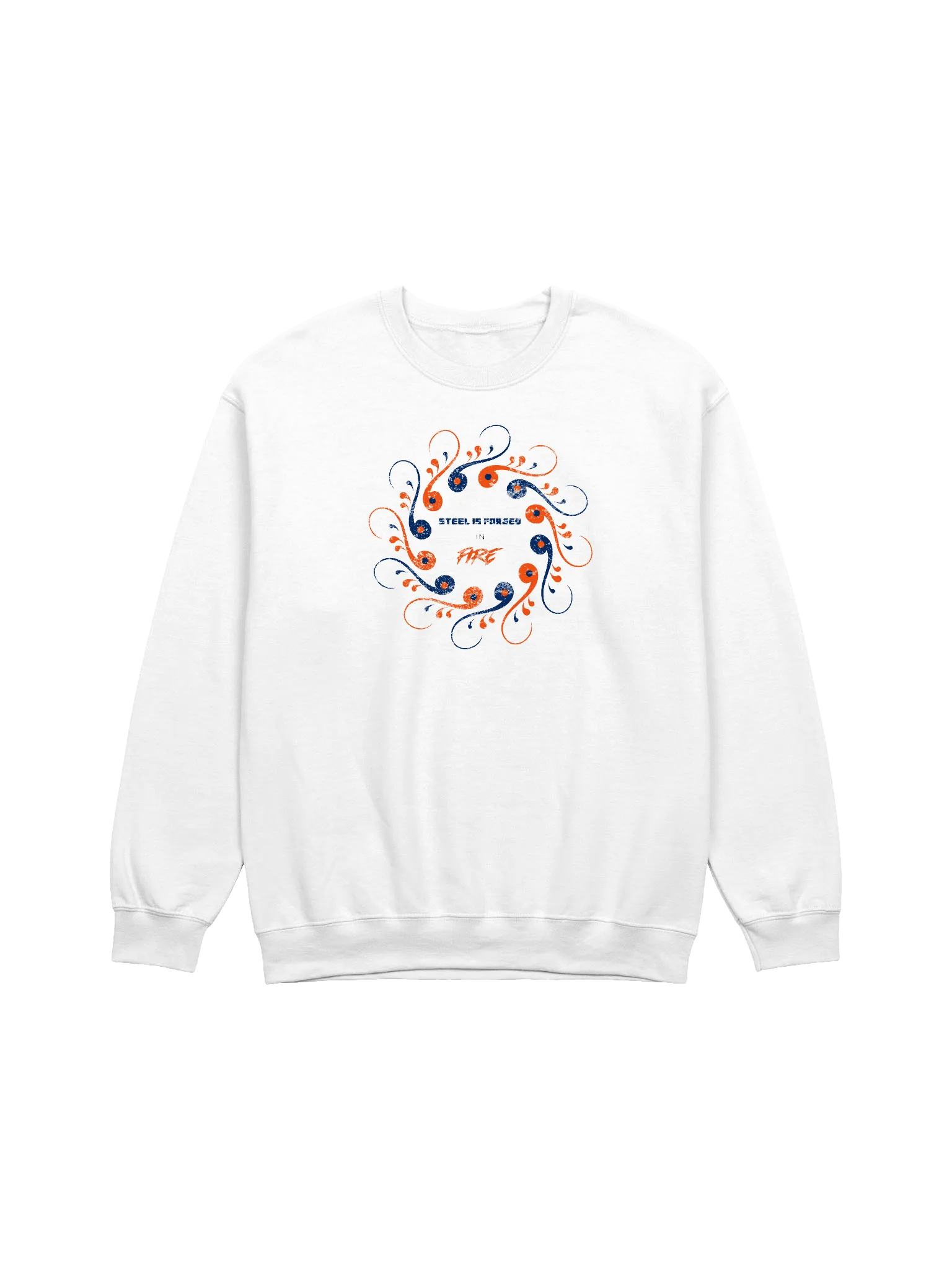Steel Is Forged In Fire Swirl Crewneck Sweatshirt product image (45)