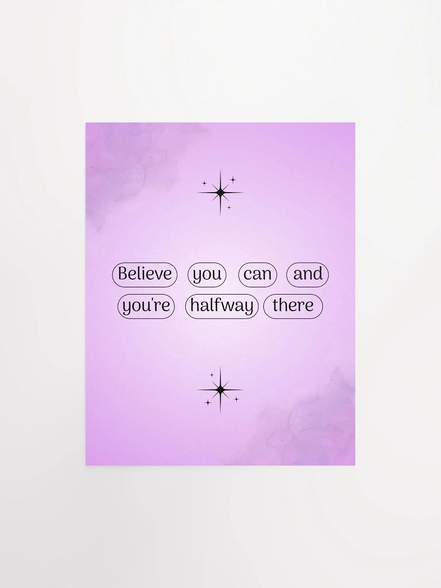 Believe in Yourself Motivational Poster product image (2)