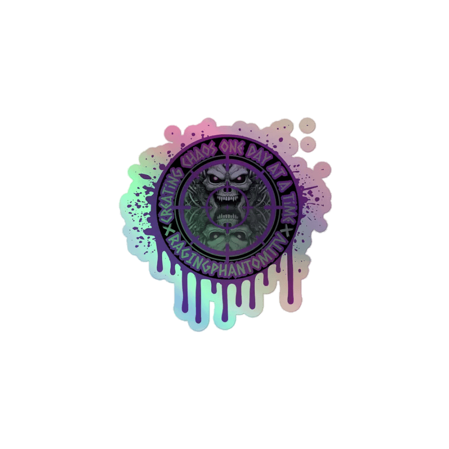 Holographic Rage sticker product image (1)