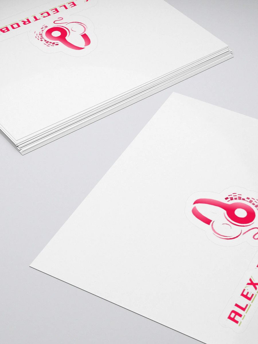 Electrify Your Space with ALEX_ELECTROBEATS Logo Stickers product image (4)