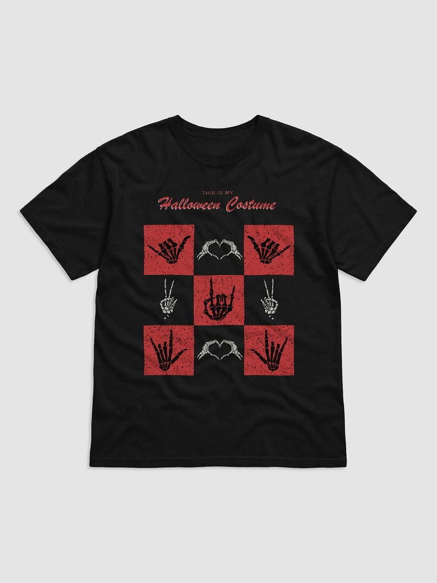 Skeleton Gestures Halloween Tee product image (1)